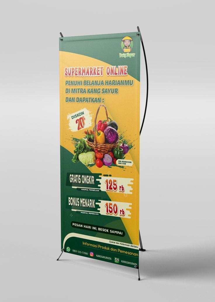 Standing Banner Promosi